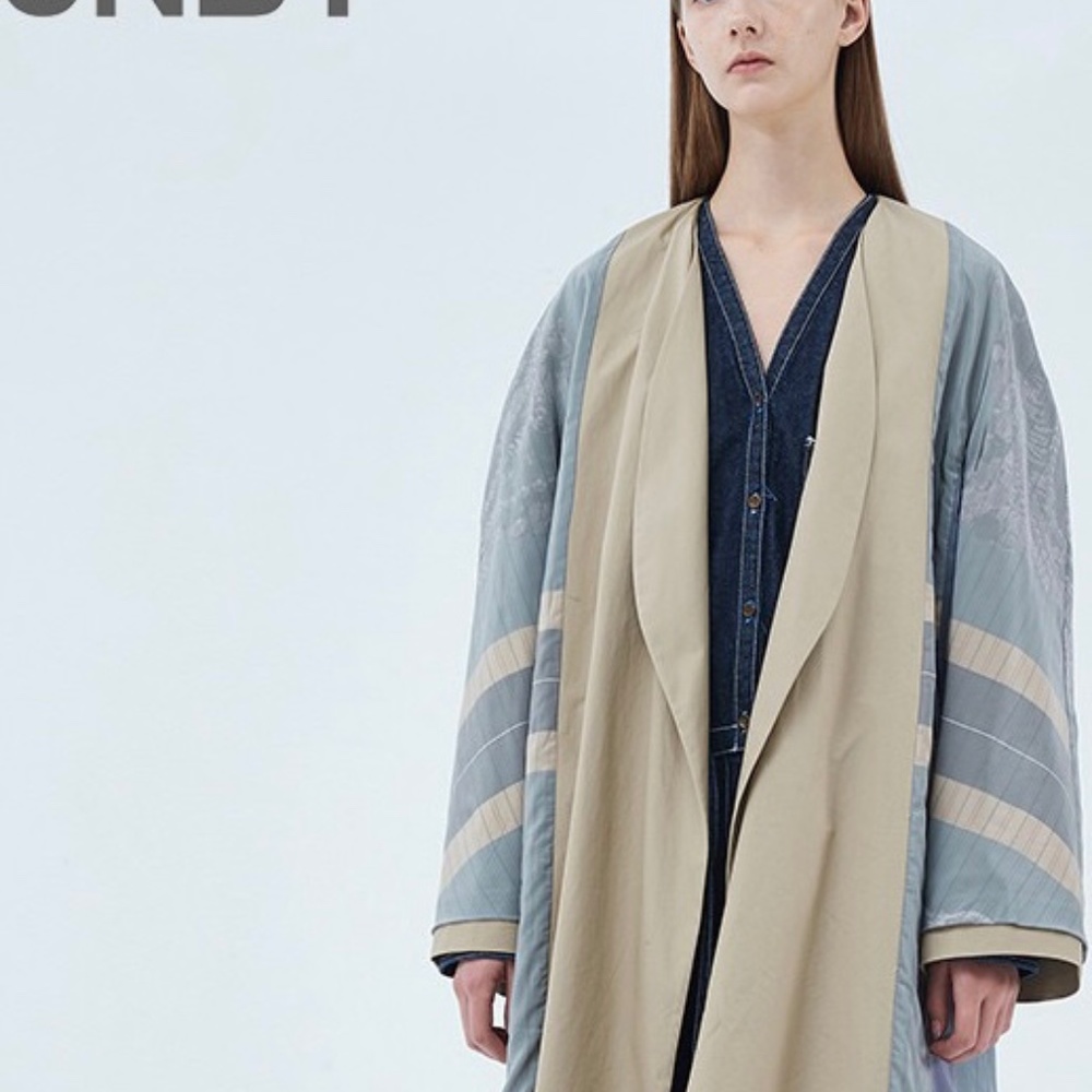 Reversible JNBY trench long coat